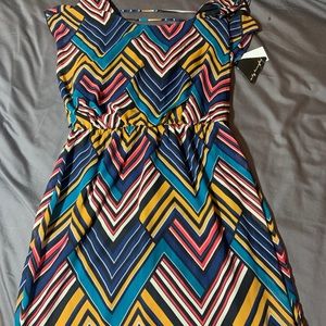 City Triangle Multi color patterned dress